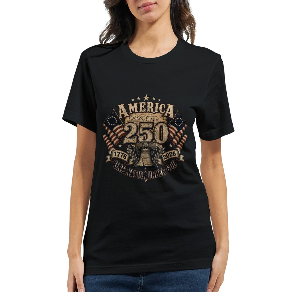 America 250 Years | One Nation Under God | Patriotic 1776-2026 T-Shirt