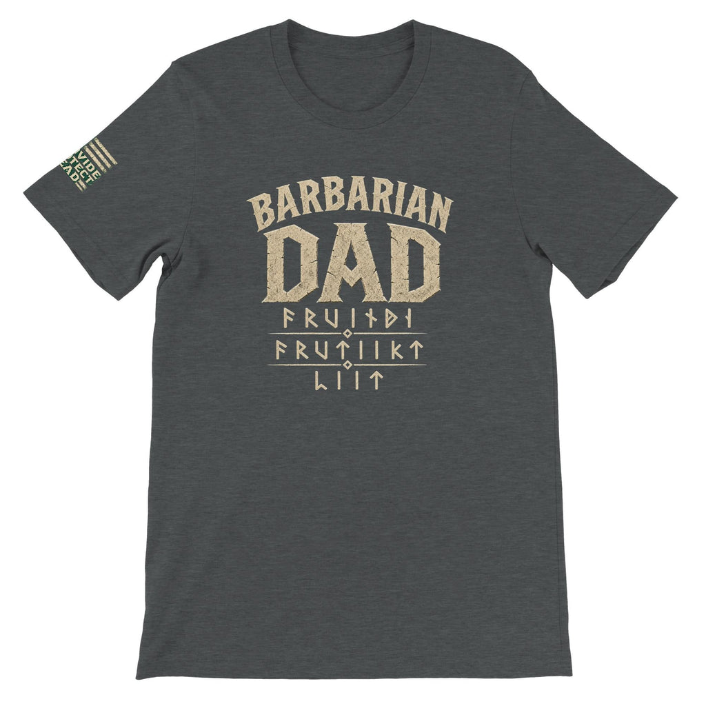 American Viking Dad Shirt, Norse Warrior Raven Graphic Tee