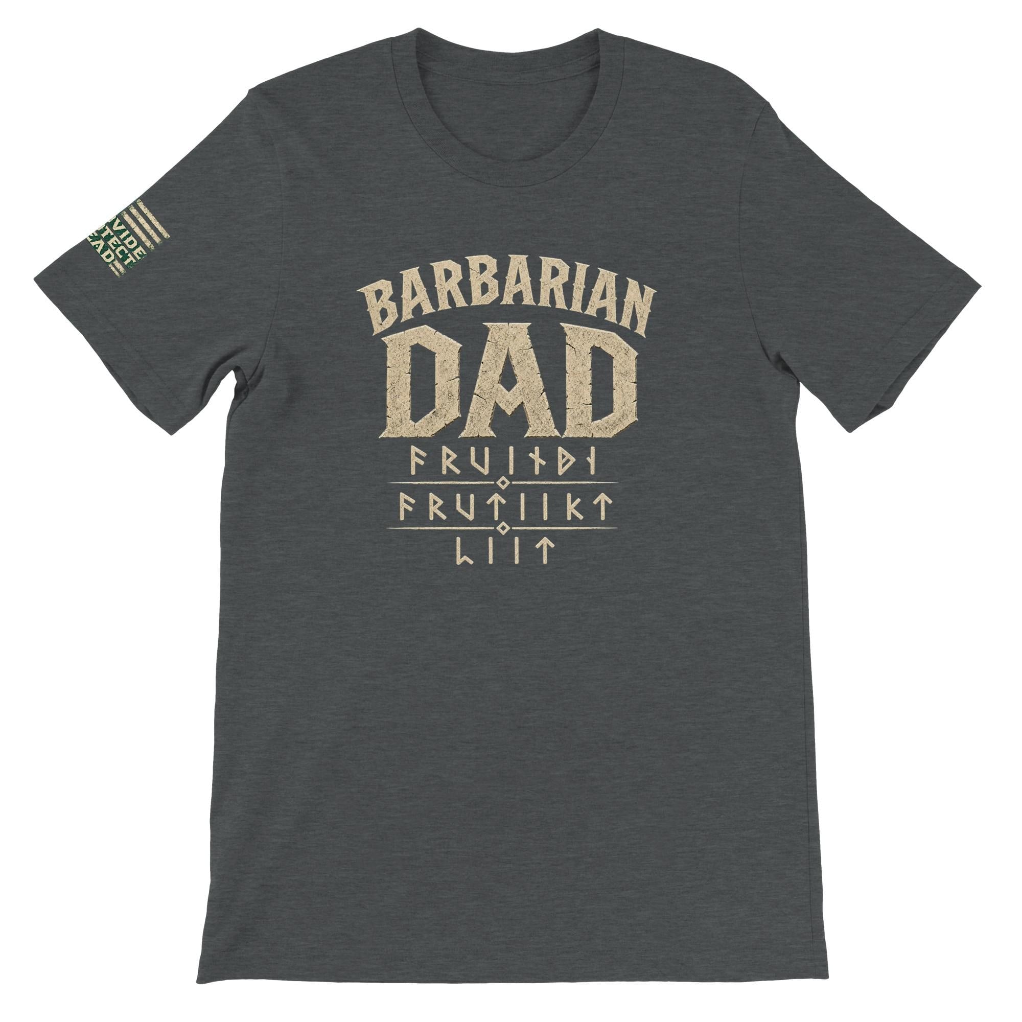 American Viking Dad Shirt, Norse Warrior Raven Graphic Tee
