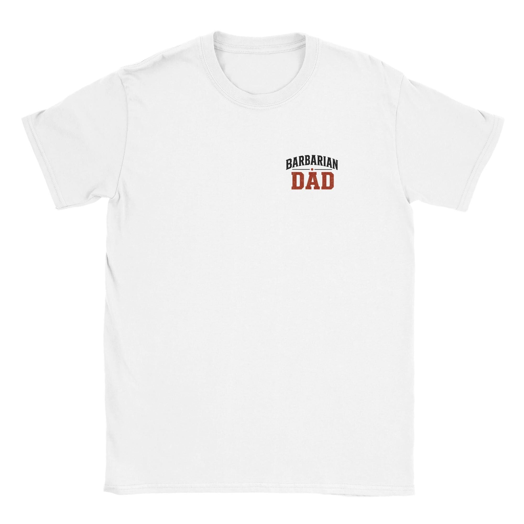 Barbarian Dad T-Shirt, Provide Protect Lead, Fatherhood Strength Apparel