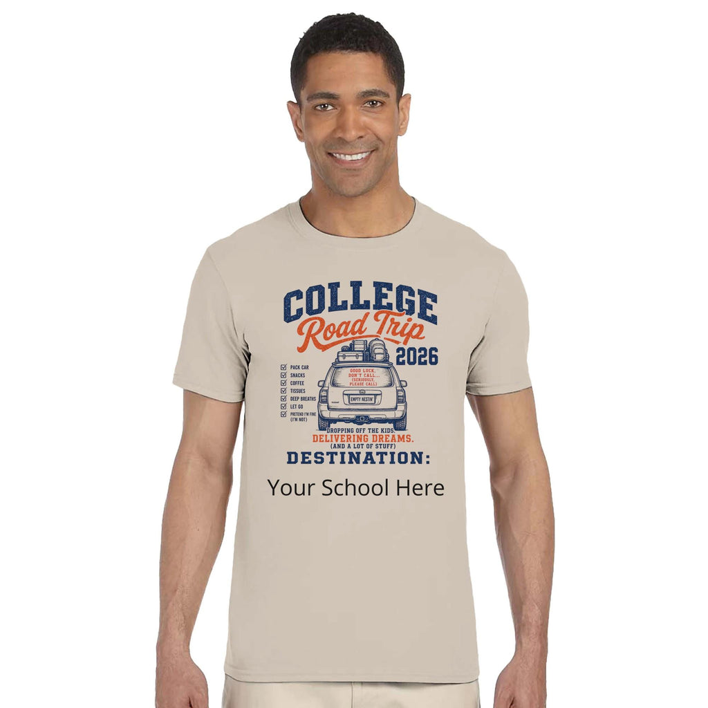 College Road Trip 2026 T-Shirt, Parent Move-In Day Tee, Dorm Adventure Apparel