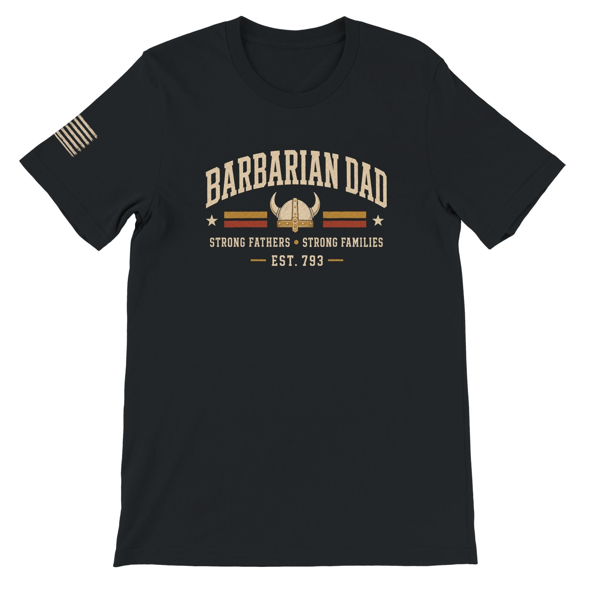 Barbarian Dad Retro T-Shirt, Vintage Style Graphic Tee, Father's Day Apparel
