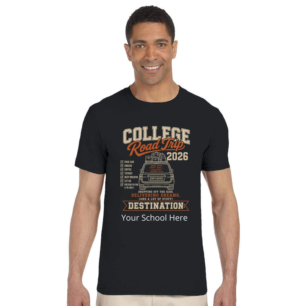 College Road Trip 2026 T-Shirt, Parent Move-In Day Tee, Dorm Adventure Apparel