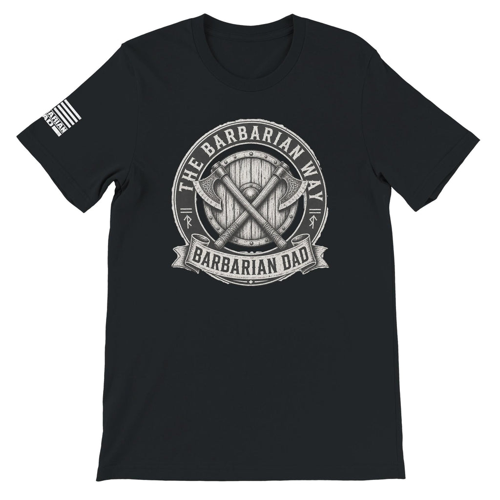 The Barbarian Way T-Shirt | Viking Inspired Men's Warrior Tee | Strength Honor Discipline