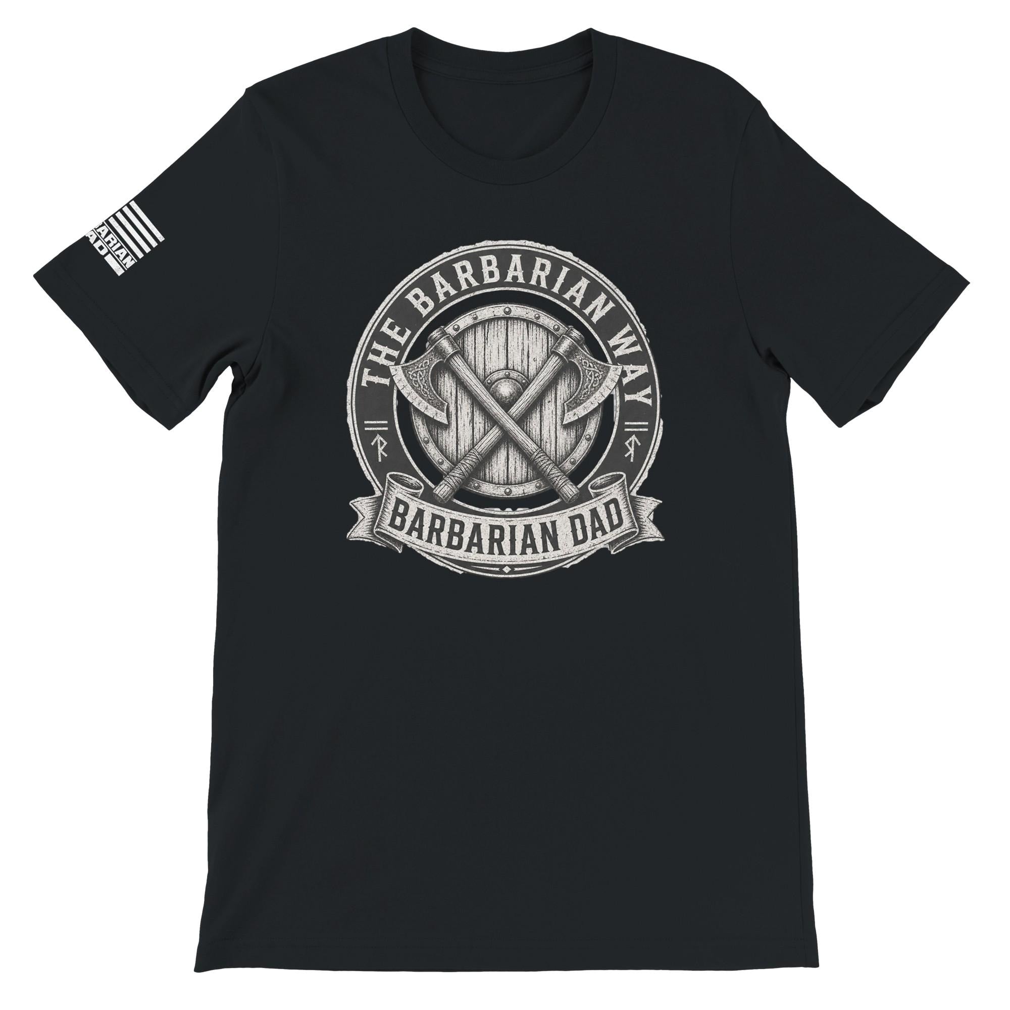 The Barbarian Way T-Shirt | Viking Inspired Men's Warrior Tee | Strength Honor Discipline