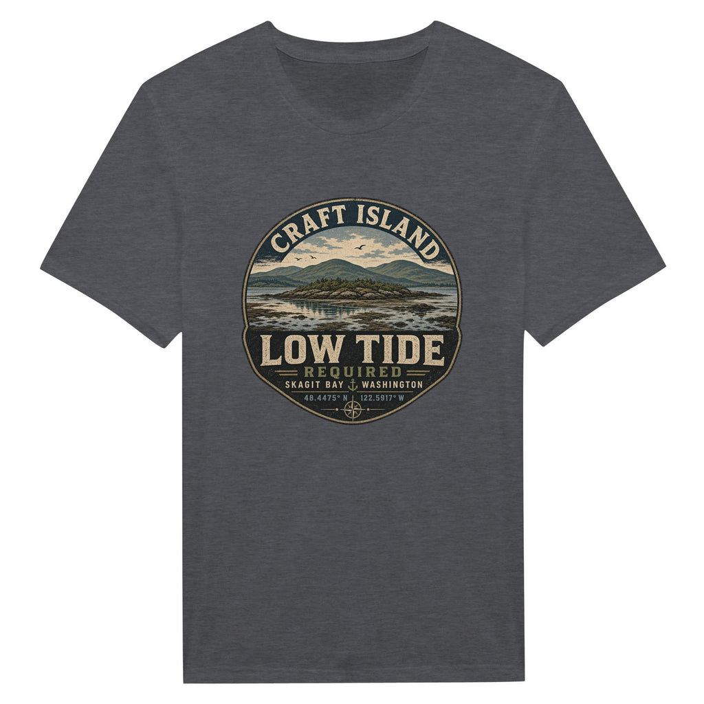 Craft Island Skagit Bay T-Shirt: Low Tide PNW Nature Apparel