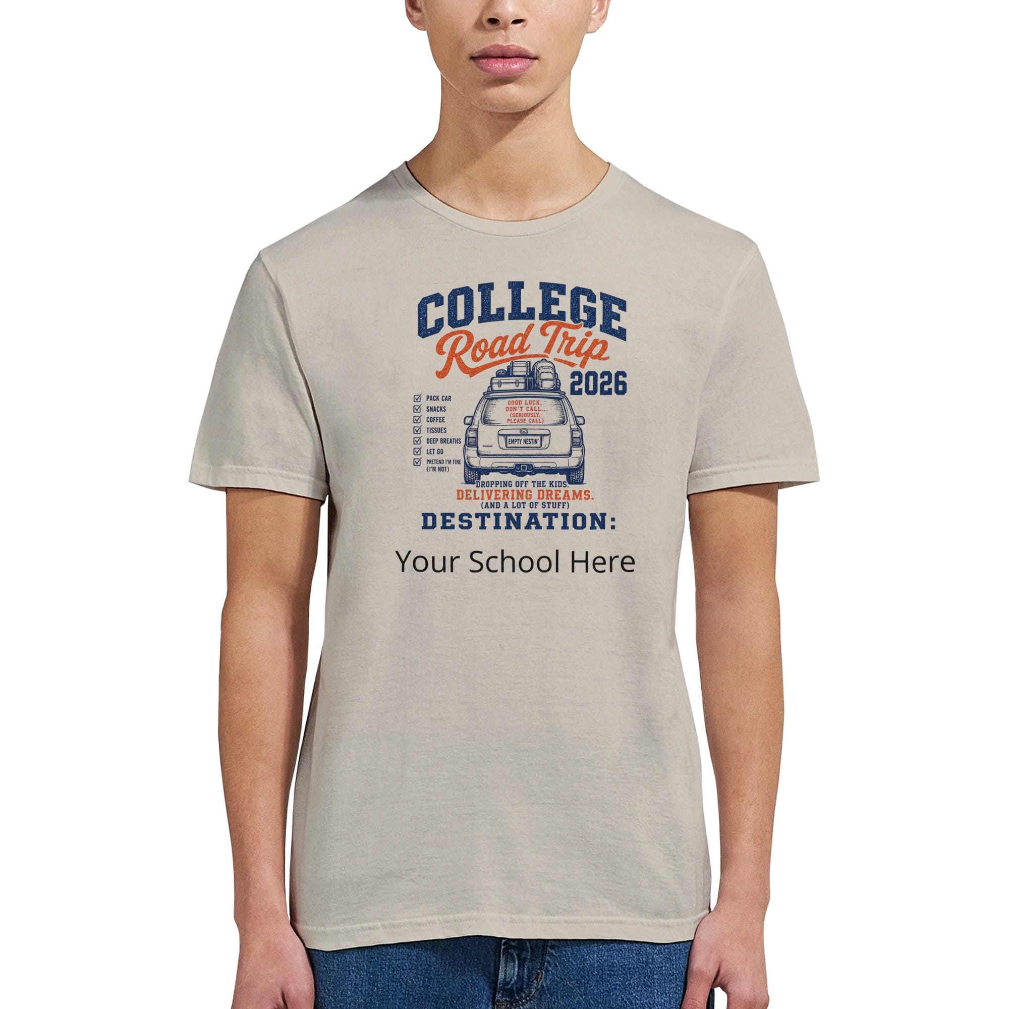 College Road Trip 2026 T-Shirt, Parent Move-In Day Tee, Dorm Adventure Apparel