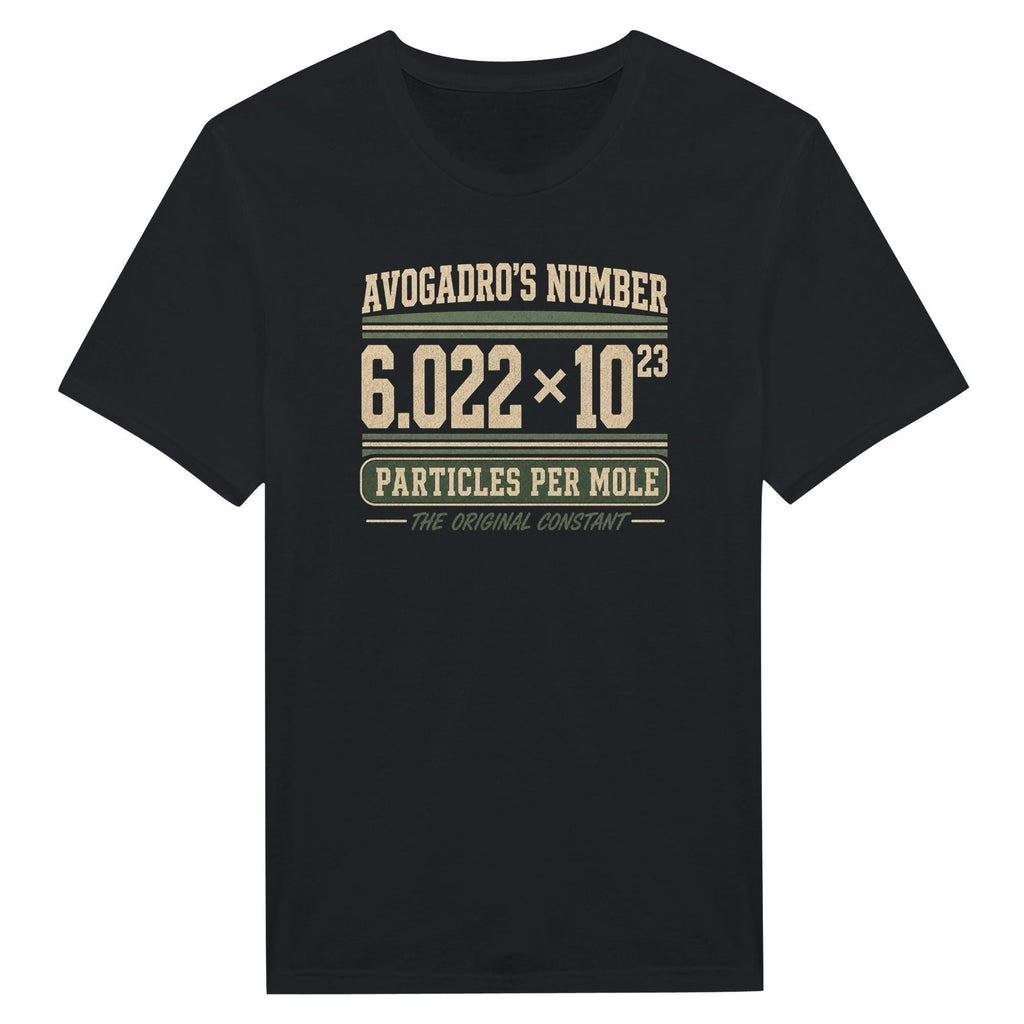 Avogadro's Number Chemistry T-Shirt, Distressed 70s Science Major Tee