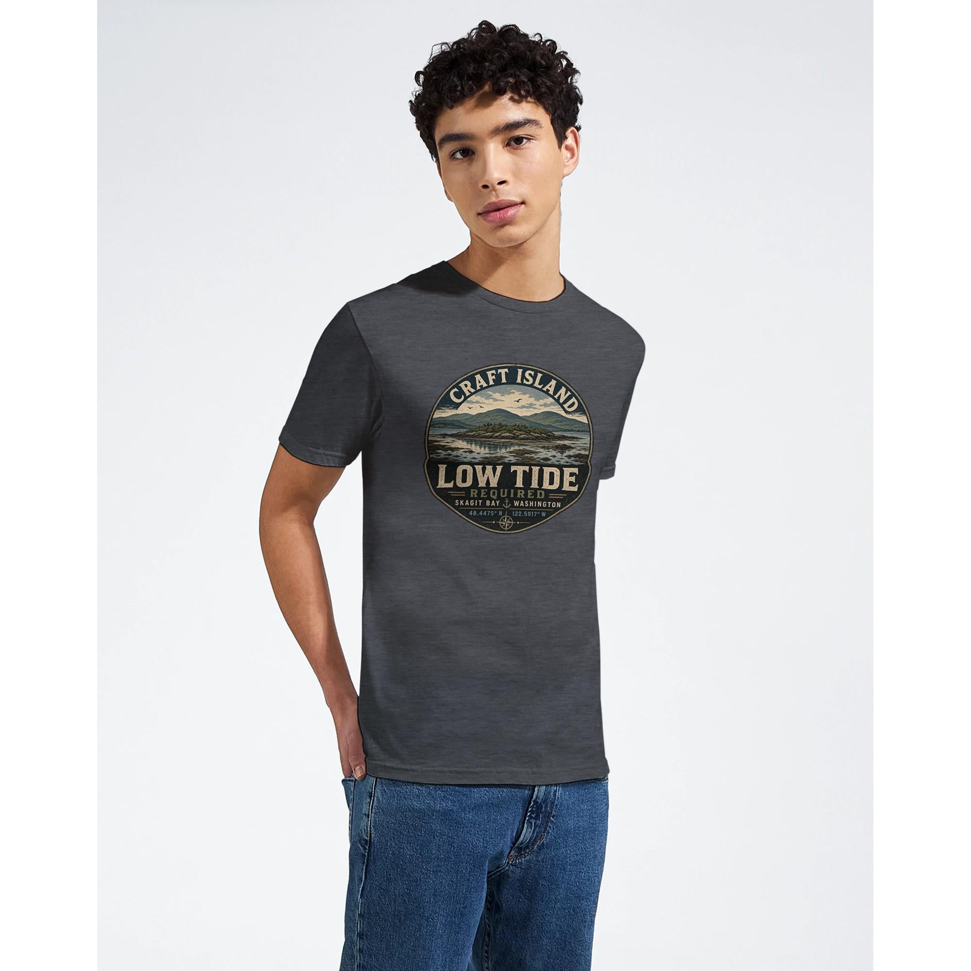Craft Island Skagit Bay T-Shirt: Low Tide PNW Nature Apparel