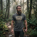 American Viking Dad Shirt, Norse Warrior Raven Graphic Tee