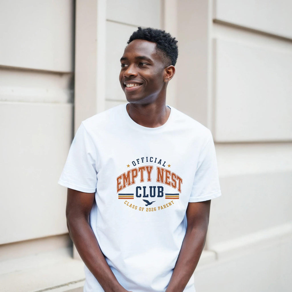 Empty Nest Club Class of 2026 Parent T-Shirt, Proud Mom Dad Tee