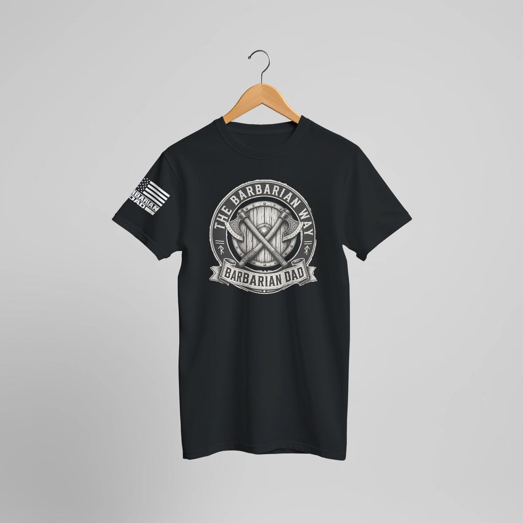 The Barbarian Way T-Shirt | Viking Inspired Men's Warrior Tee | Strength Honor Discipline