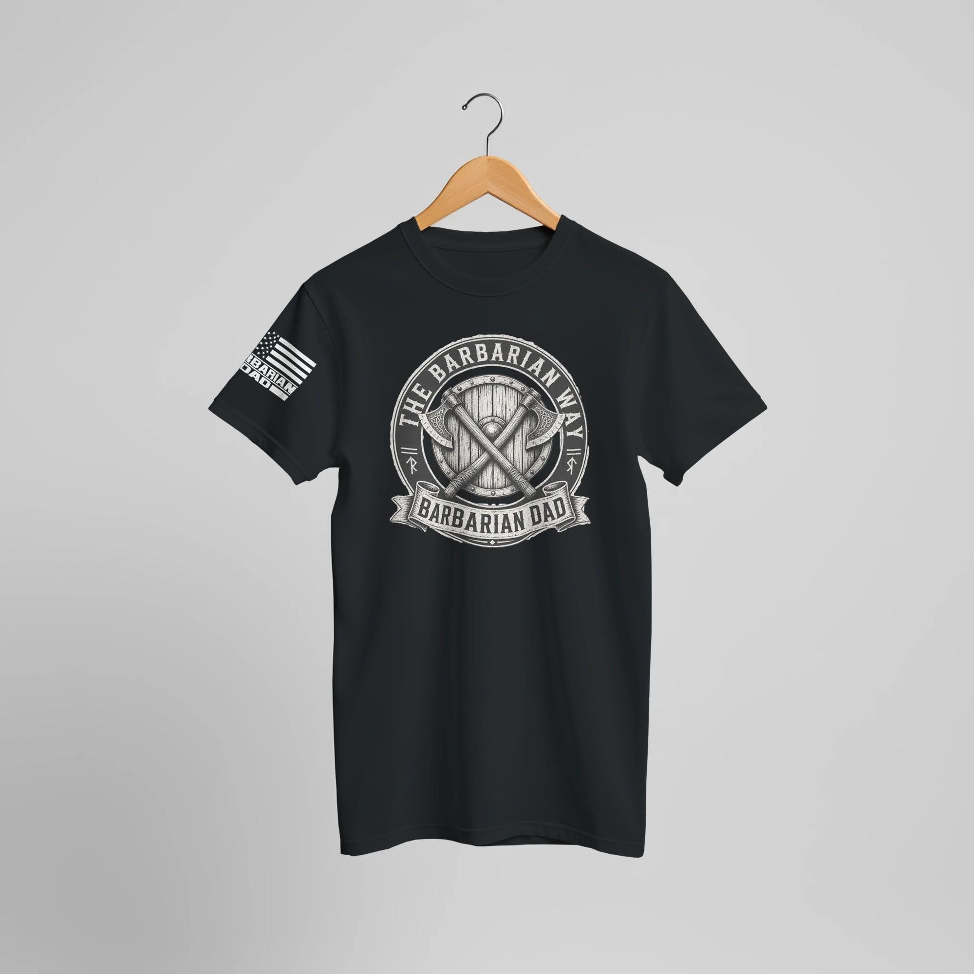 The Barbarian Way T-Shirt | Viking Inspired Men's Warrior Tee | Strength Honor Discipline