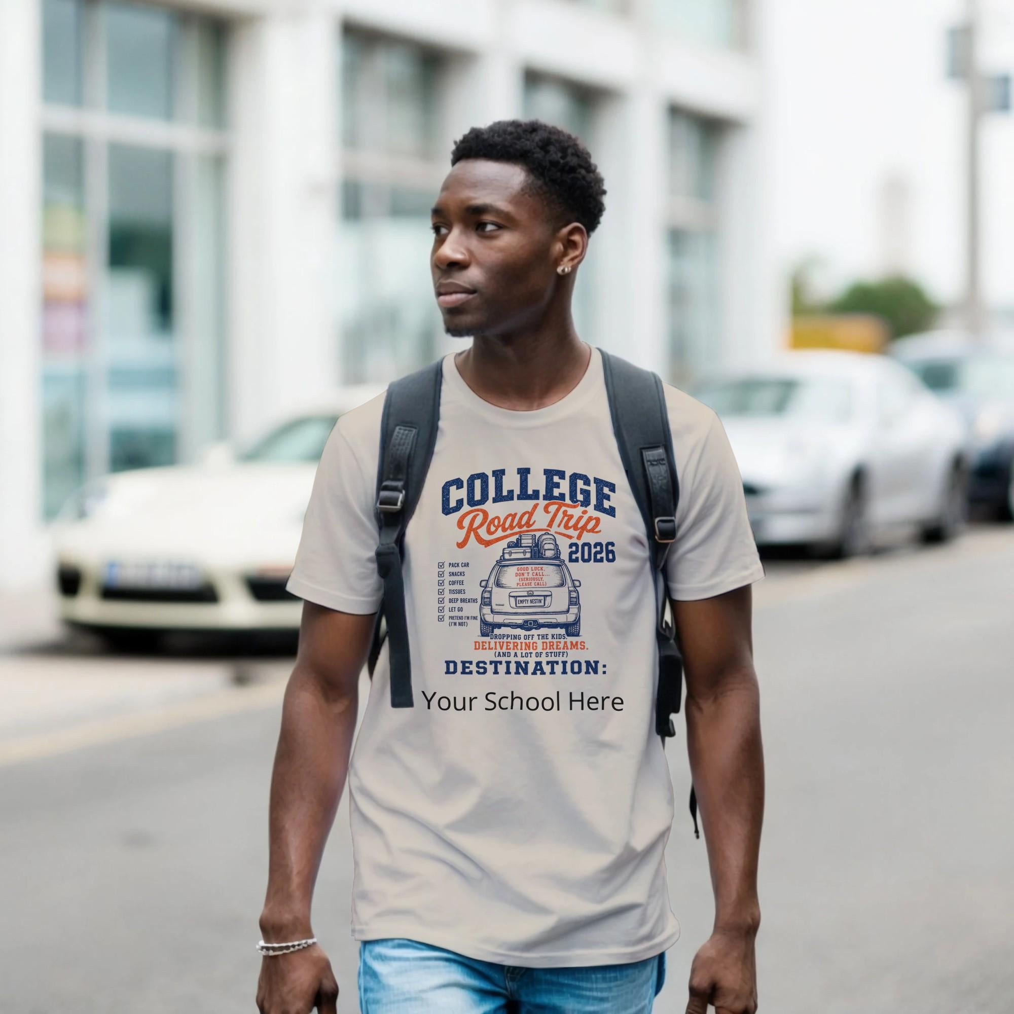 College Road Trip 2026 T-Shirt, Parent Move-In Day Tee, Dorm Adventure Apparel