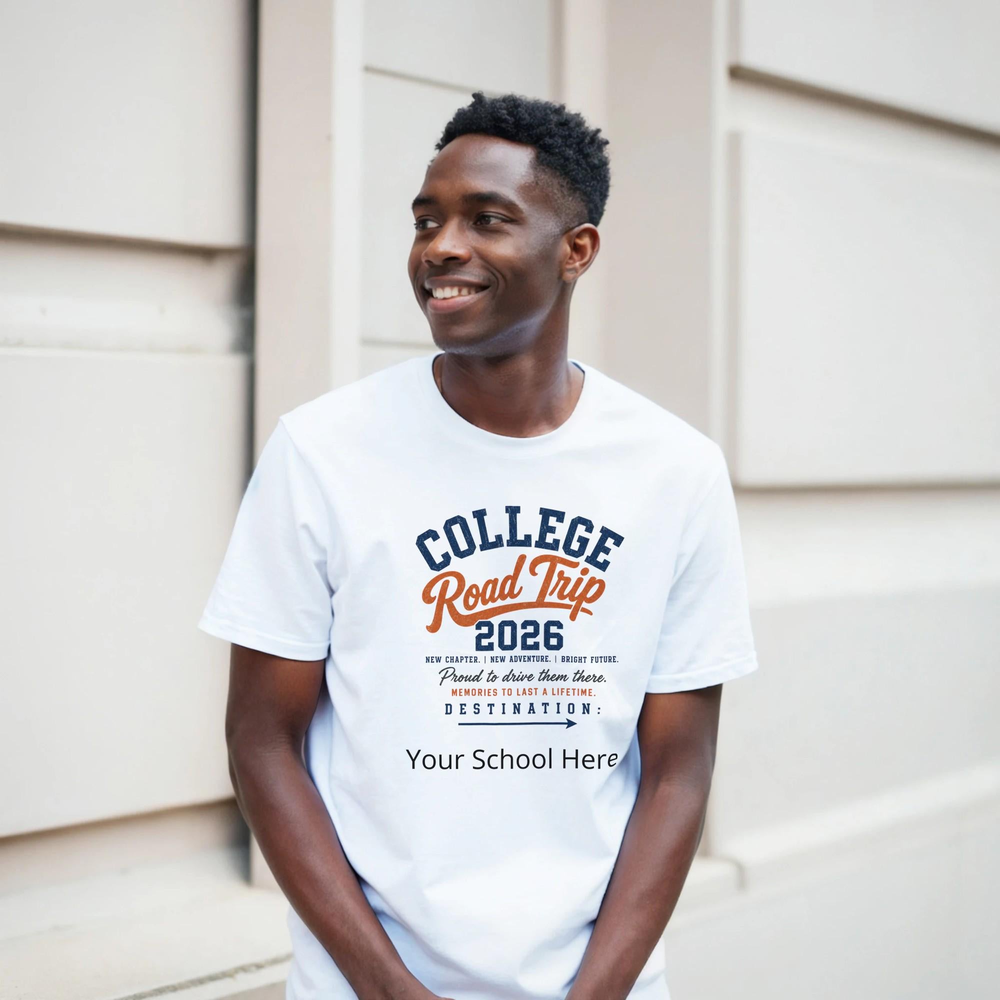 College Road Trip 2026 T-Shirt, Parent Move-In Day Tee, Dorm Adventure Apparel