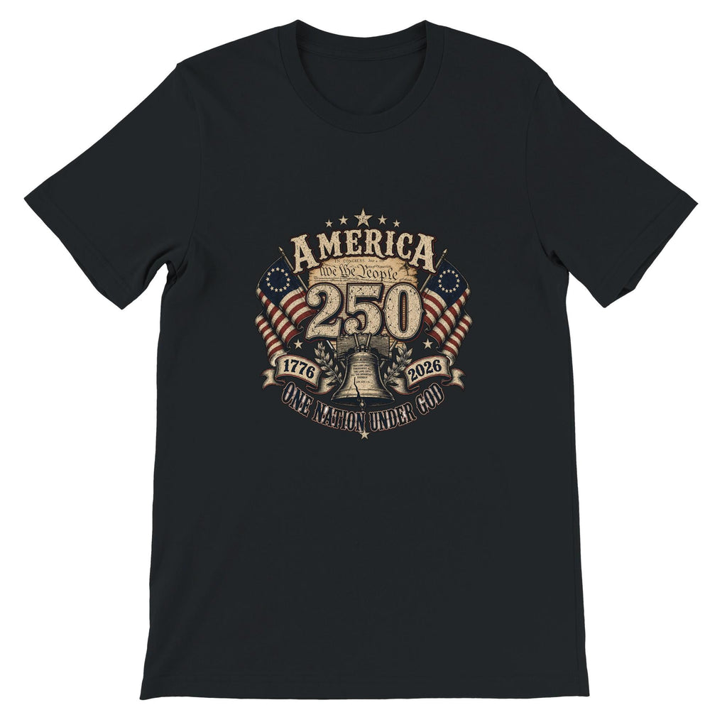 America 250 Years | One Nation Under God | Patriotic 1776-2026 T-Shirt