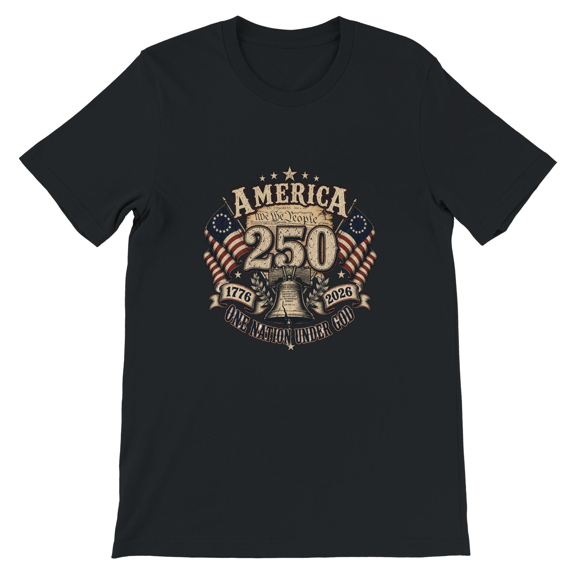 America 250 Years | One Nation Under God | Patriotic 1776-2026 T-Shirt