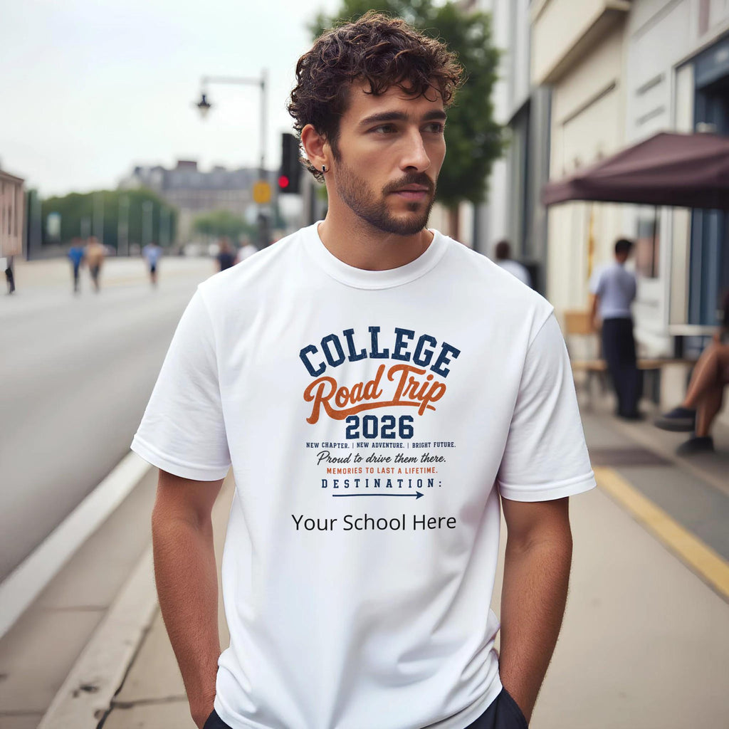 College Road Trip 2026 T-Shirt, Parent Move-In Day Tee, Dorm Adventure Apparel