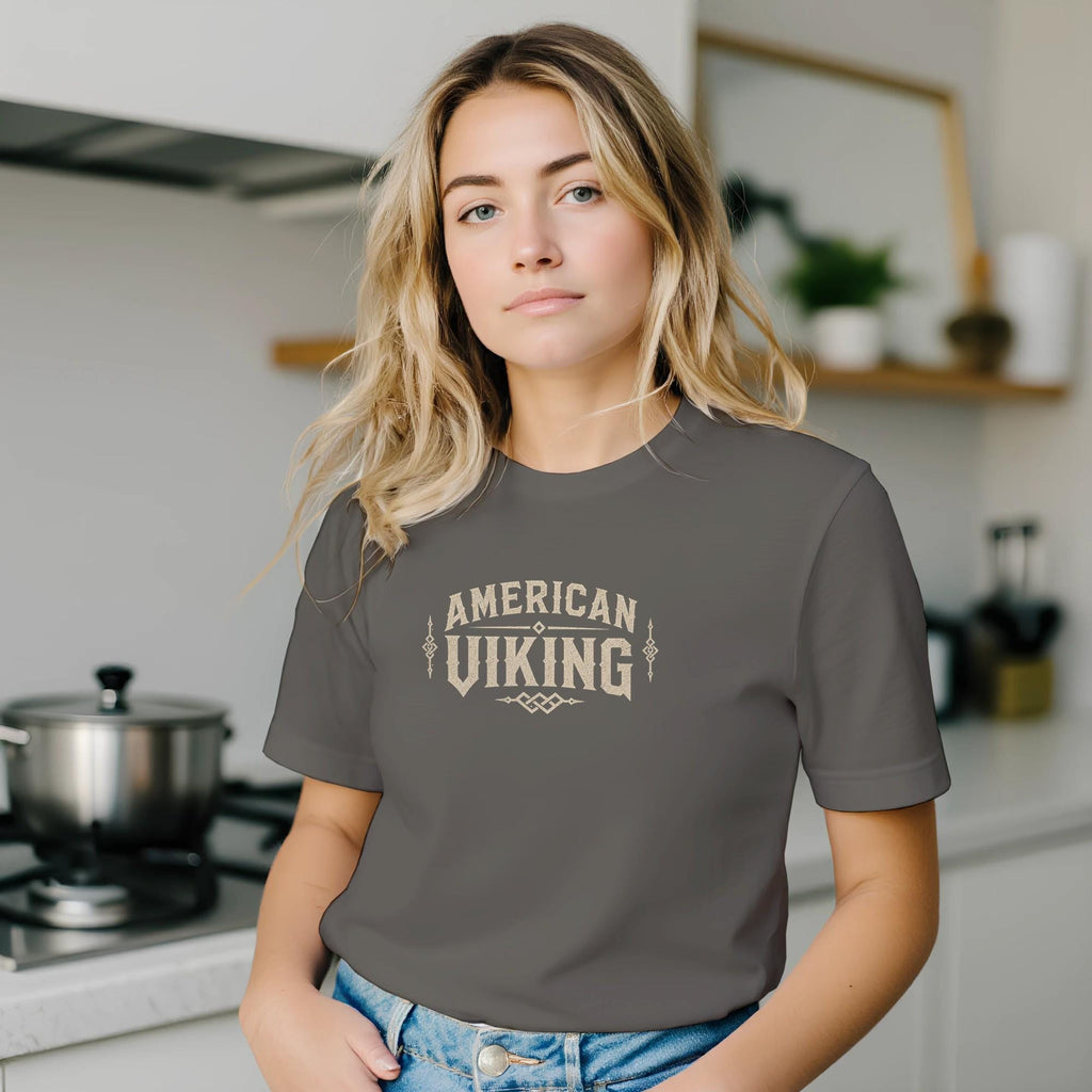American Viking 1776 T-Shirt, Patriotic Norse Heritage Tee