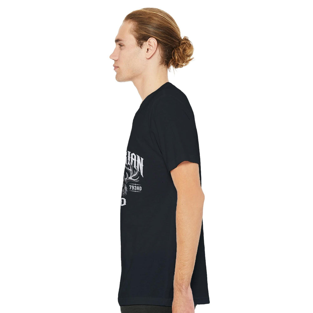 Barbarian Dad Shirt  Graphic Tee Antler Helmet