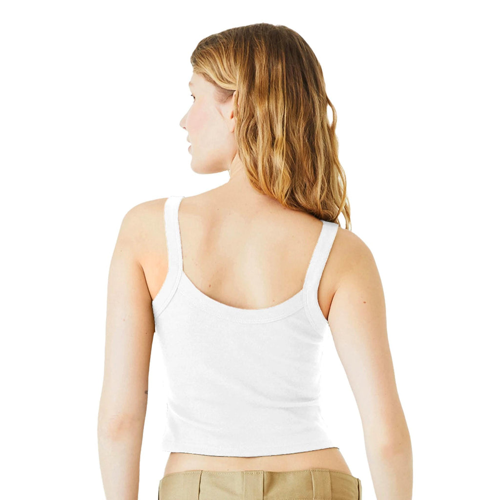 Sunflower Pixie Micro Ribbed Tank Top, Boho Floral Summer Tee, Sustainable Cotton Blend